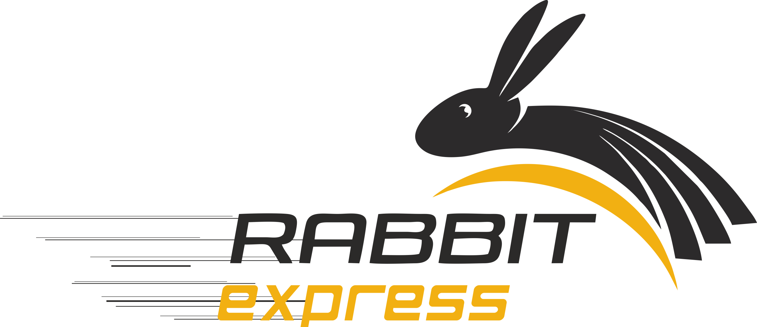 Rabbit Express Kft. logó átlátszó háttérrel